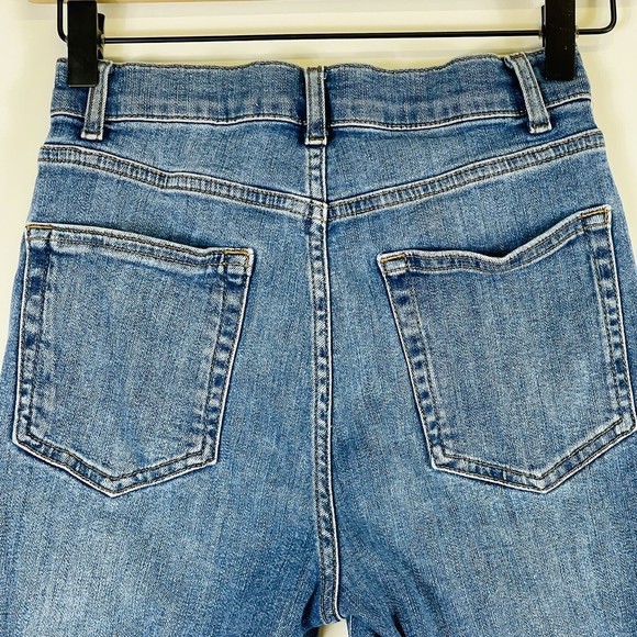 Reformation High & Skinny Taper Ankle Jeans Darwin Wash 10" Inseam Womens Sz 26 - Picture 6 of 9